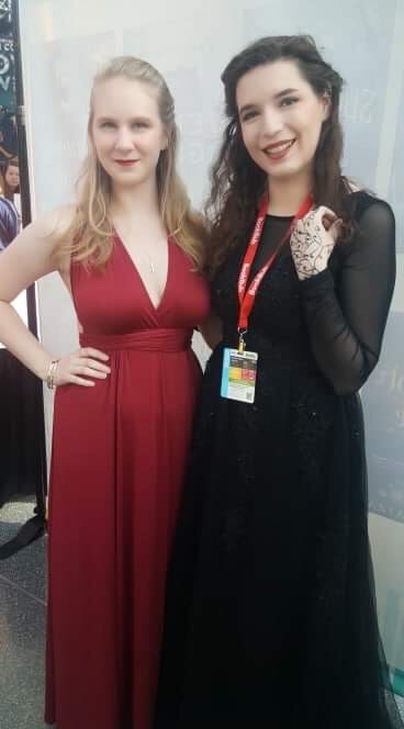 Me and my friend cosplaying as Feyre and Mor from A Court of Thorns and Roses